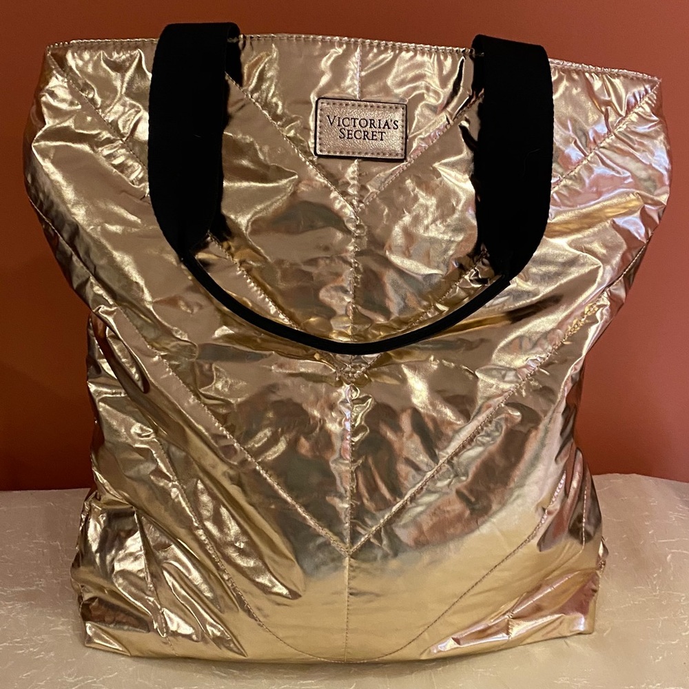Victoria’s Secret Rose Gold Ltd Edition Tote - EUC